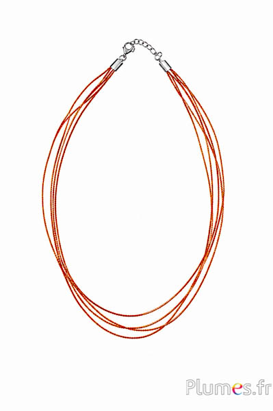 Halsketting - lengte 50 cm - brons